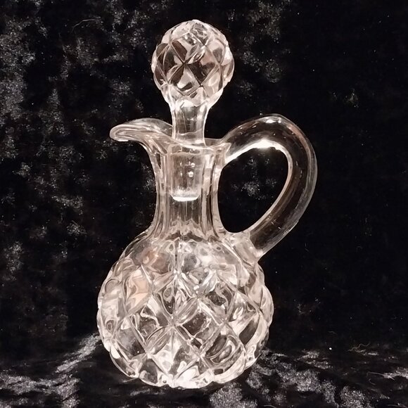 antique Early American Pressed Glass (EAPG) cruet - Picture 1 of 7